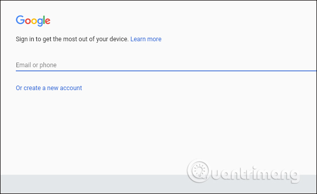 Nhập địa chỉ email 