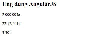 Kết quả trong AngularJS 1