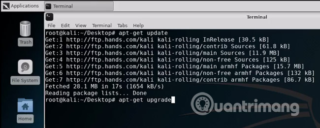 Cập nhật Kali Linux