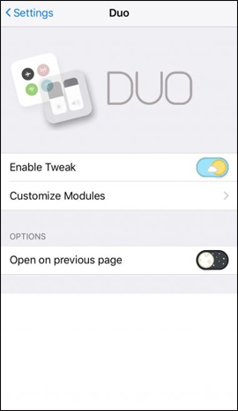 Kích hoạt tiện ích 