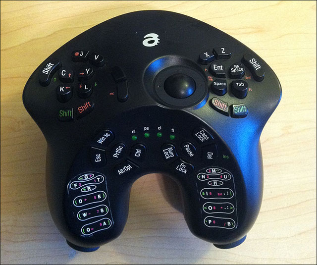 AlphaGrip là một ví dụ về bàn phím cầm tay 