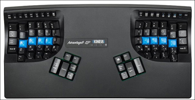 Đây là một ví dụ về bàn phím dạng khối