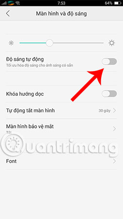 Hướng Dẫn Điều Chỉnh Độ Sáng Màn Hình Điện Thoại Android - Quantrimang.Com