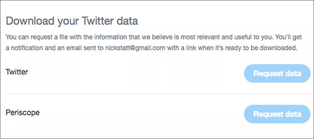 Tải bản lưu trữ nếu bạn muốn giữ lại tweet để sau này đọc