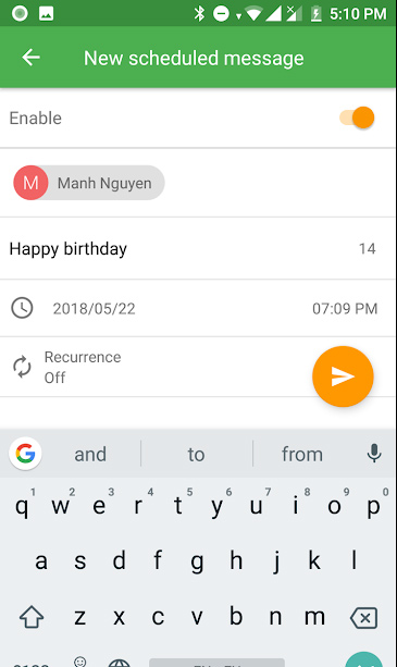 Magic SMS Pro, ứng dụng tự động trả lời tin nhắn và cuộc gọi 6