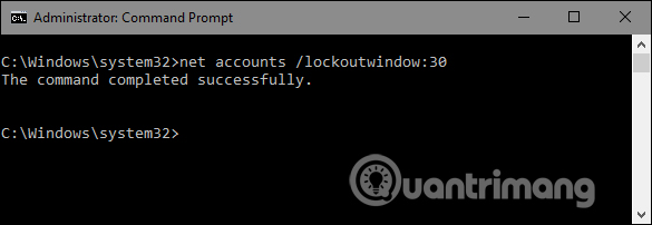 Thiết lập cửa số khóa