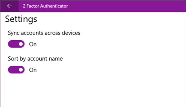 Cài đặt trên 2 Factor Authenticator
