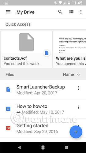 Mở file danh bạ đã xuất trên điện thoại mới 