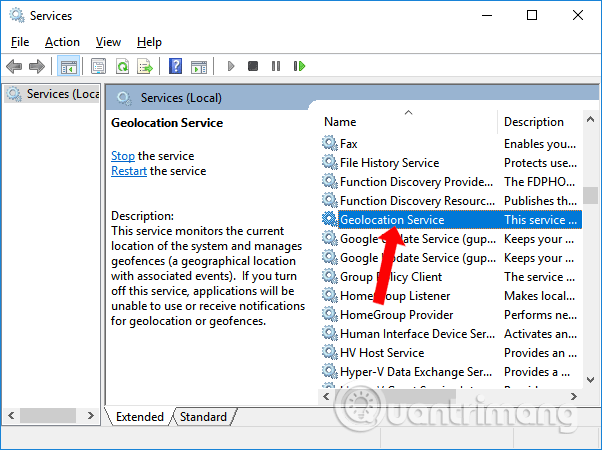 Dịch vụ Geolocation Service 