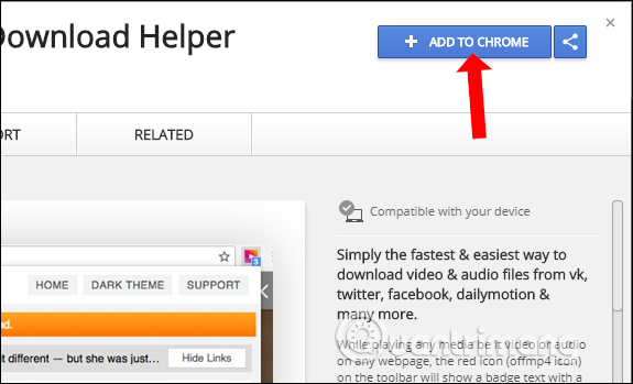 Nhấn Add to Chrome 