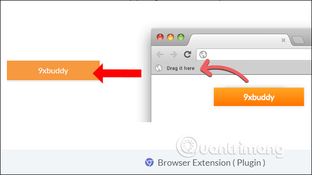 Tạo bookmark 9xBuddy 