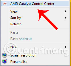 AMD Catalyst Control Centre