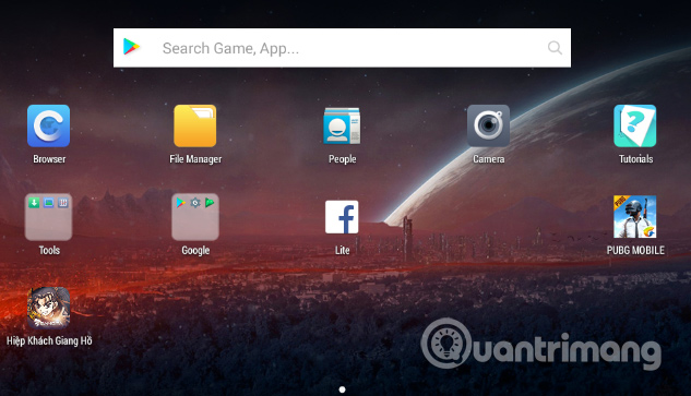 Tìm game trên Play Store