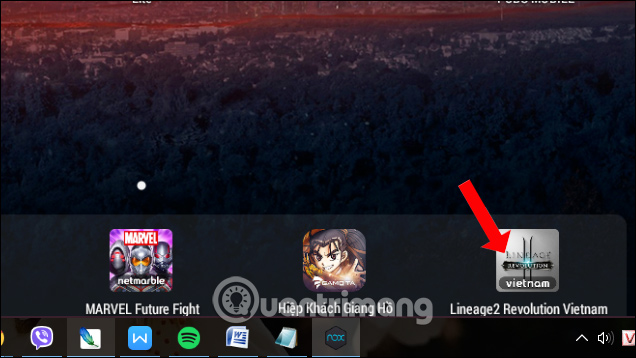 Nhấn vào Lineage 2 Revolution Việt Nam 
