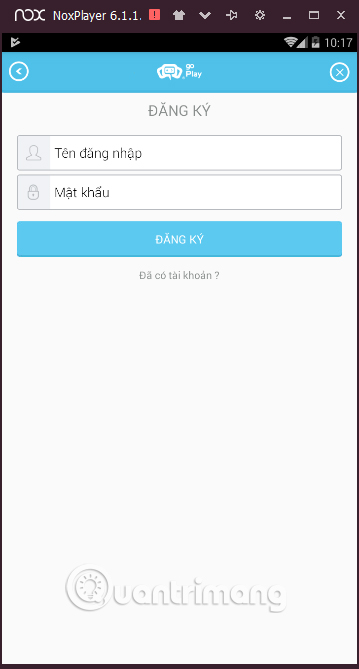 Đăng ký chơi game 