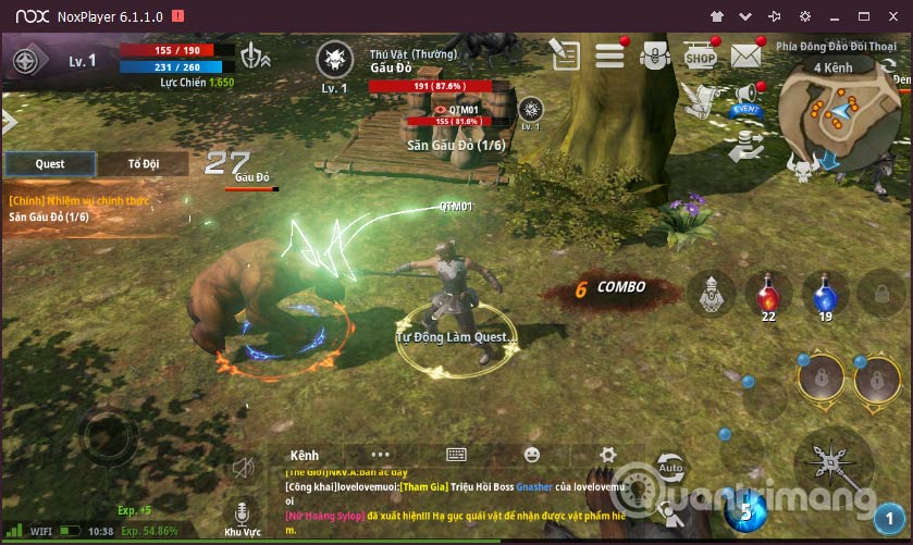 Thực hiện nhiệm vụ 