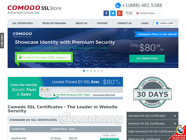 Comondo SSL Store