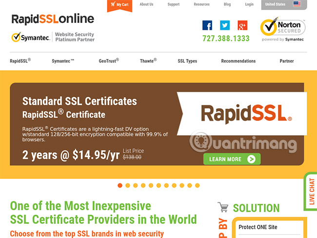 RapidSSLonline