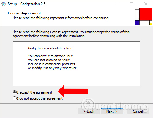 Điều khoản cài đặt