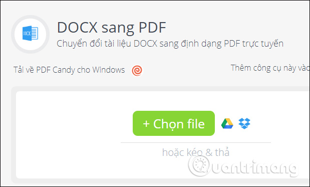 Chuyển Docx sang PDF