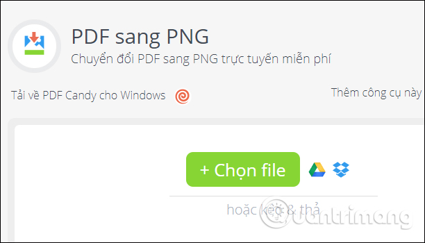 Chuyển PDF sang PNG