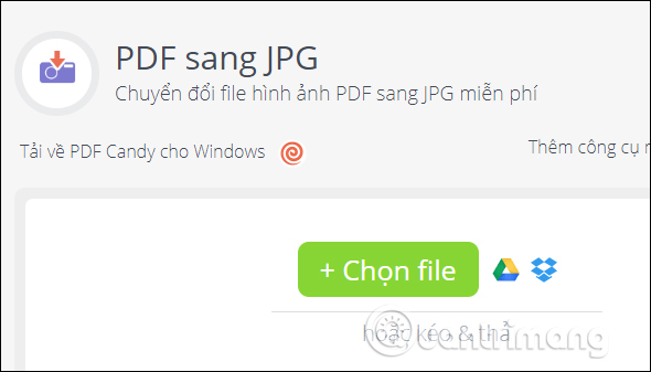 Chuyển PDF sang JPG