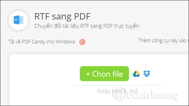 RTF sang file PDF