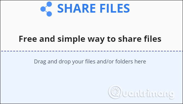 Tải file lên Share Files