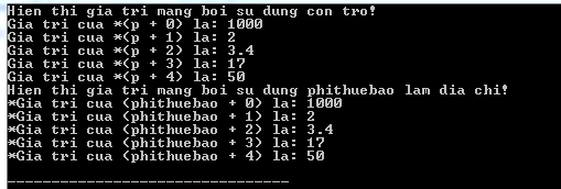 Con trỏ tới một mảng trong C++