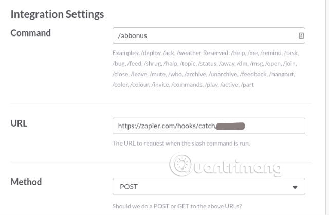 Cài đặt tích hợp