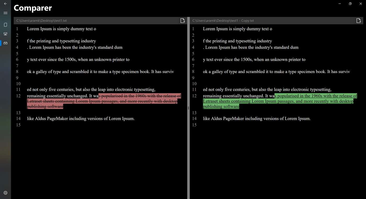 So sánh 2 văn bản txt