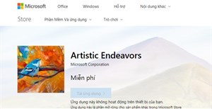 Artistic Endeavors, theme chính chủ từ Microsoft, mời tải về và trải nghiệm