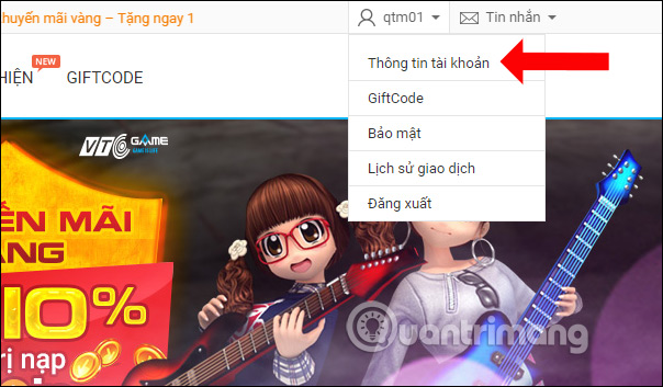 Thông tin tài khoản