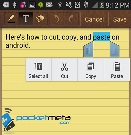 Sao chép và dán văn bản