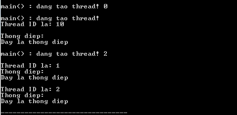 Truyền tham số tới Thread trong C++