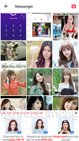 Chọn ảnh từ thư viện ảnh