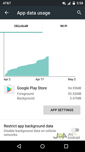 Chạm vào Google Play Strore