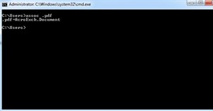 Lệnh assoc trong Windows