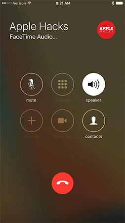 Speakerphone turns on automatically on FaceTime