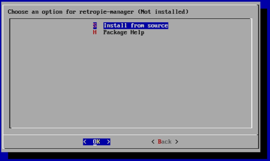 Chọn Install from source