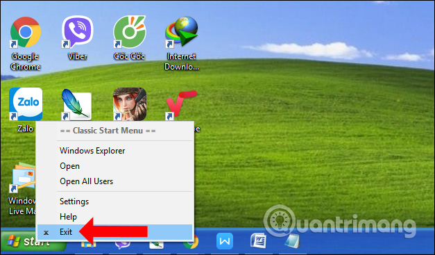 Quay về giao diện Win 10