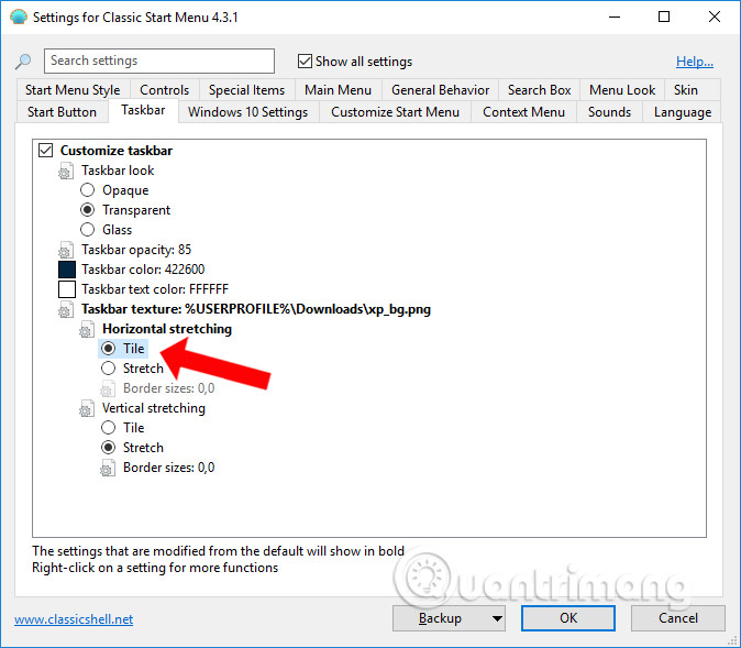 Chỉnh hiển thị thanh Taskbar