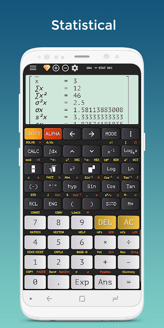 Ứng dụng mô phỏng máy tính Classwiz Casio 580 VNX 6