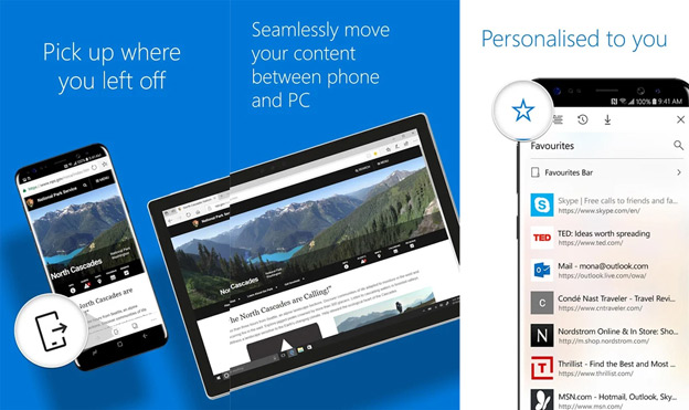 Trình duyệt Edge của Microsoft 