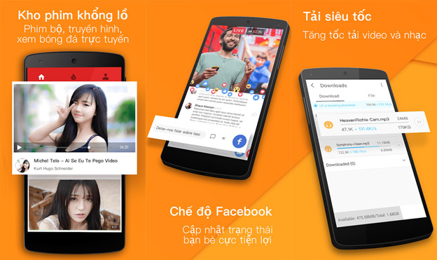 UC Browser cho phép người dùng tăng tốc độ duyệt web