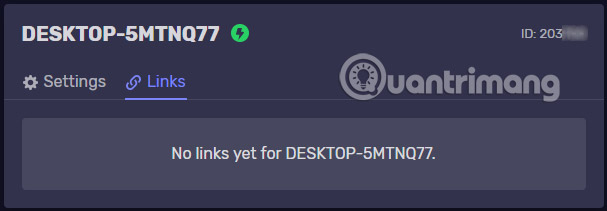 Đợi máy tính kết nối