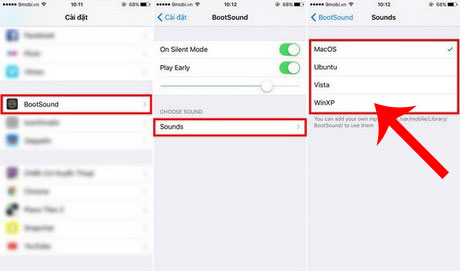 Kích hoạt và sử dụng BootSound