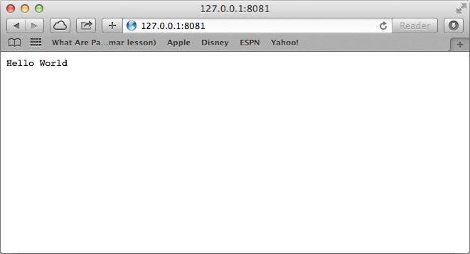 Mở trình duyệt để xem kết quả 1