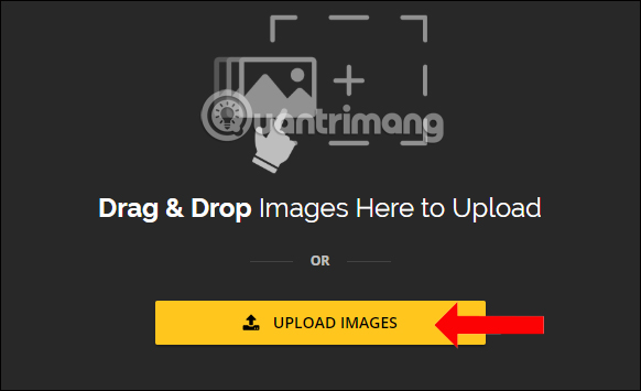 Tải ảnh lên trang