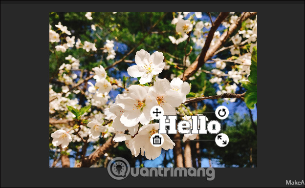 Chỉnh chữ trong ảnh